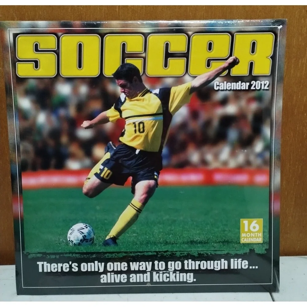 SOCCER- 2012 & 2013 Wall Calendars - Brand New & Sealed 16 Month